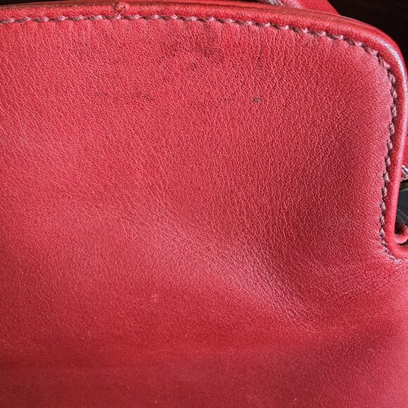Vintage Coach Whitney Hobo Handbag - 9181 ~ Red ~ EVC - Picture 3 of 9